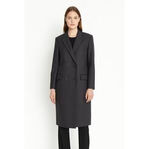 The Kooples Women’s Grey Wool Coat – Size 42 (US 10) – NWT – MSRP $695